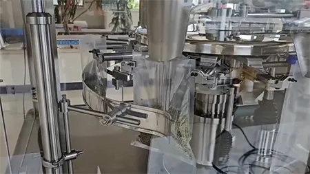 Envasadora de granos y cereales