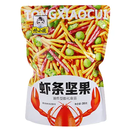 Envasado de snacks o piqueos
