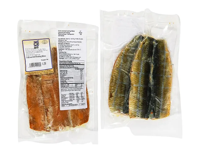 Envasado de pescado seco y pescado ahumado
